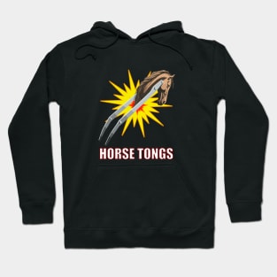 Horse Tongs (military grade, dark) Hoodie